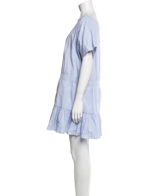 Azeeza Bateau Neckline Mini Dress