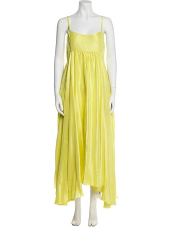 Azeeza Silk Long Dress