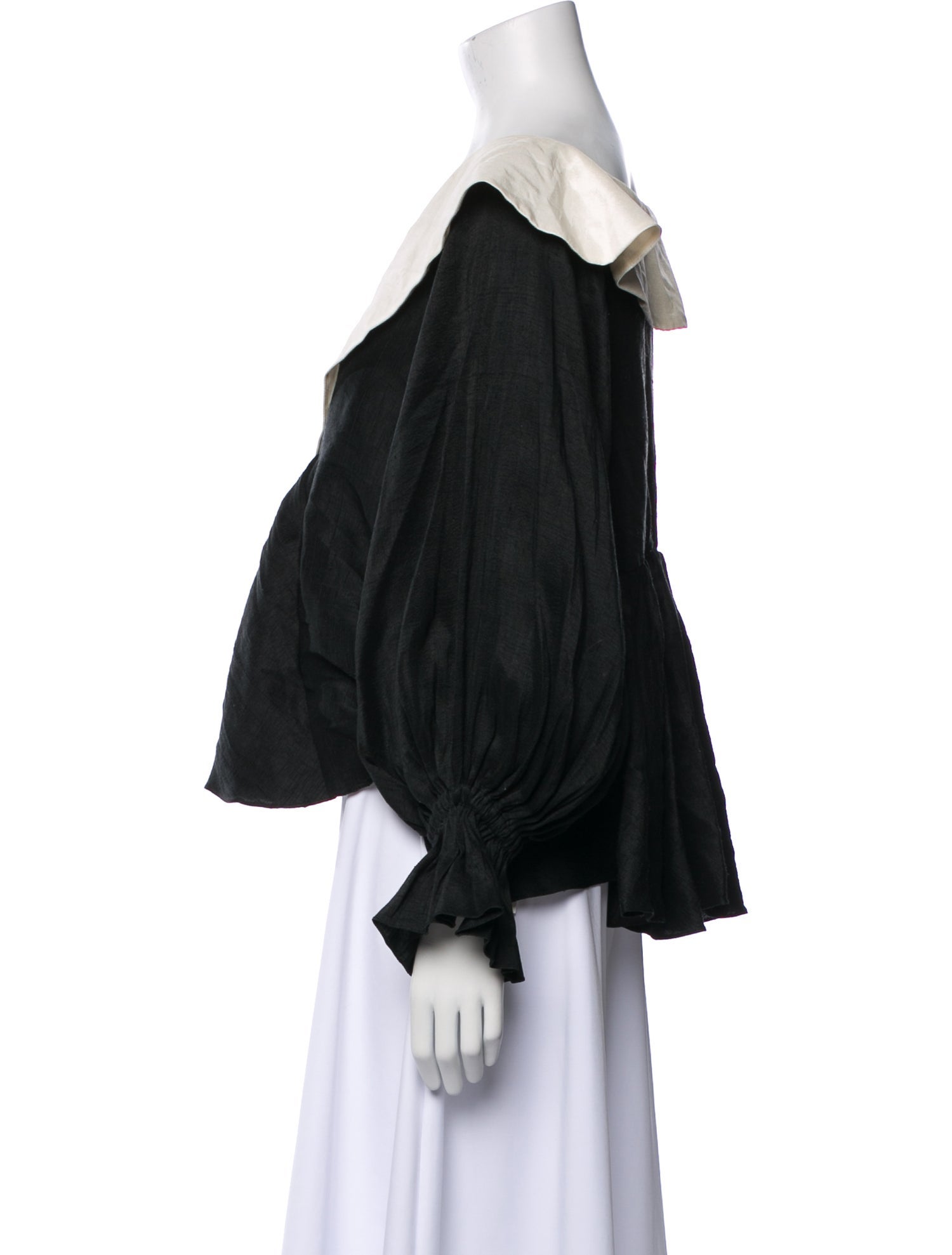 Azeeza Silk V-Neck Blouse