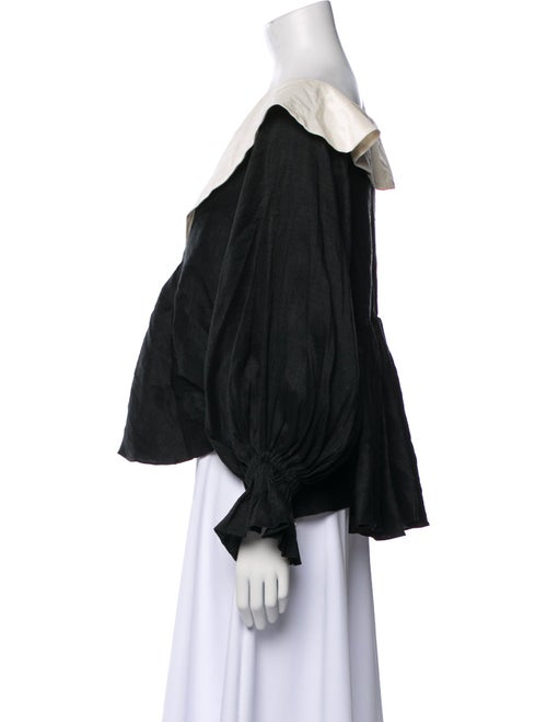 Azeeza Silk V-Neck Blouse