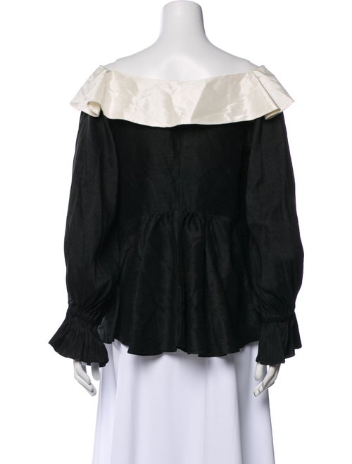 Azeeza Silk V-Neck Blouse