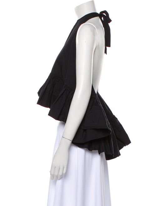 Azeeza Halterneck Sleeveless Crop Top