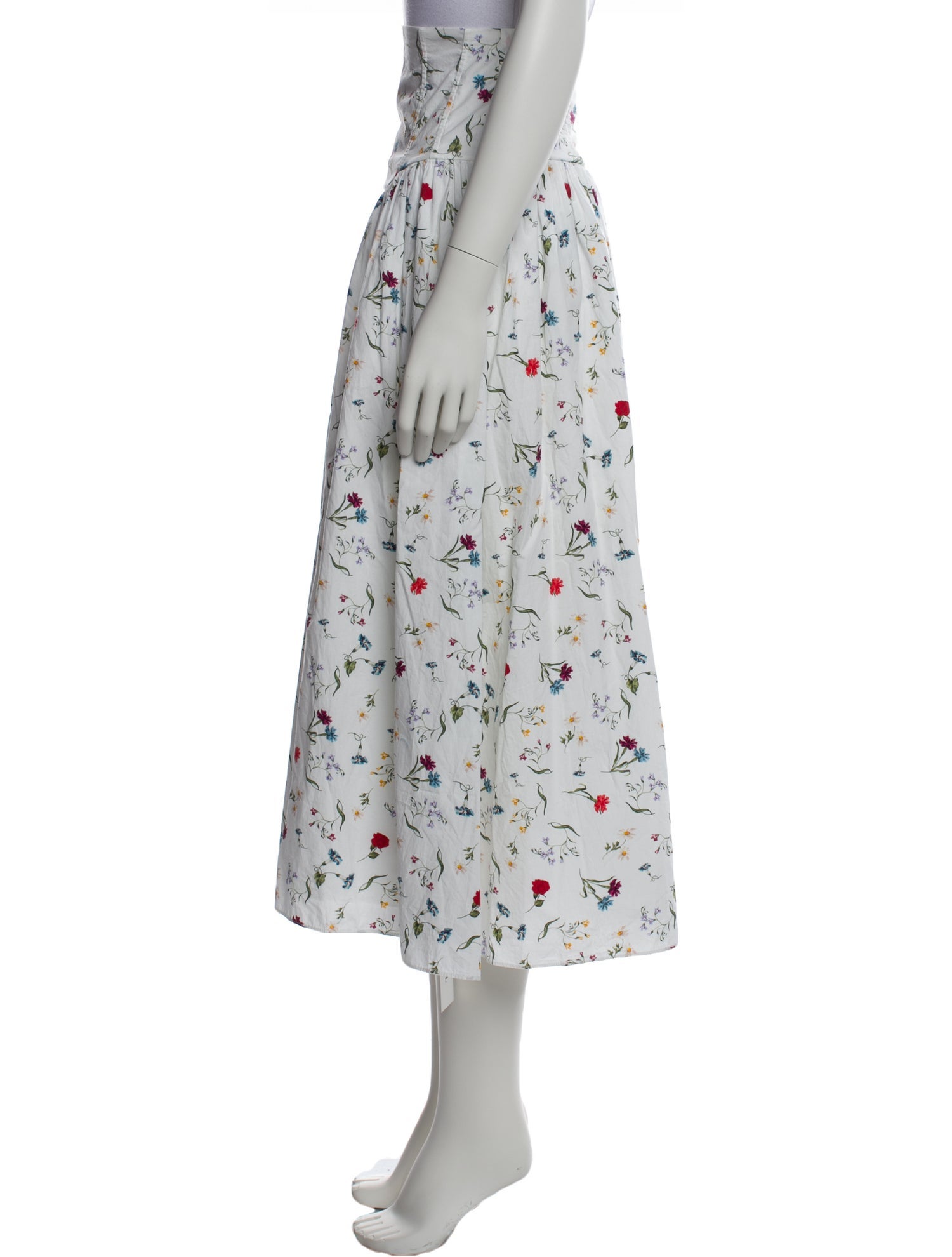 Azeeza Floral Print Mini Skirt