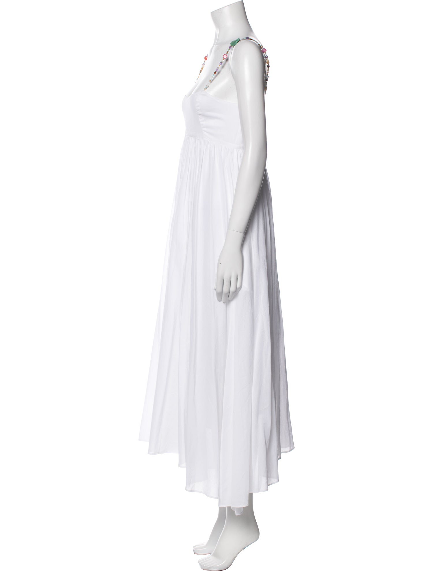 Azeeza Square Neckline Midi Length Dress