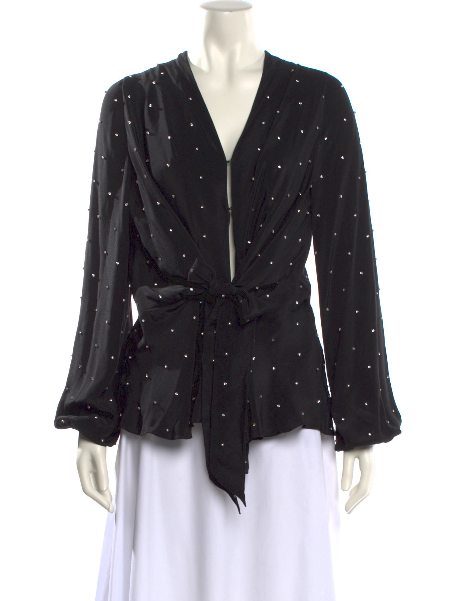 Azeeza V-Neck Long Sleeve Blouse