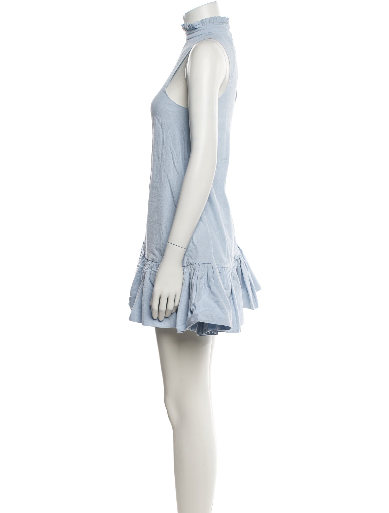 Azeeza Mock Neck Mini Dress