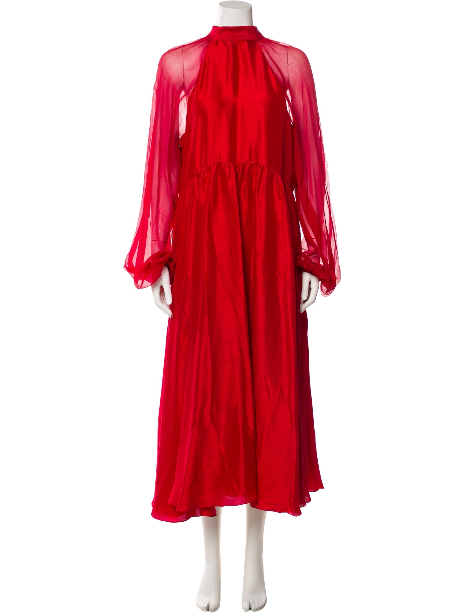 Azeeza Silk Long Dress