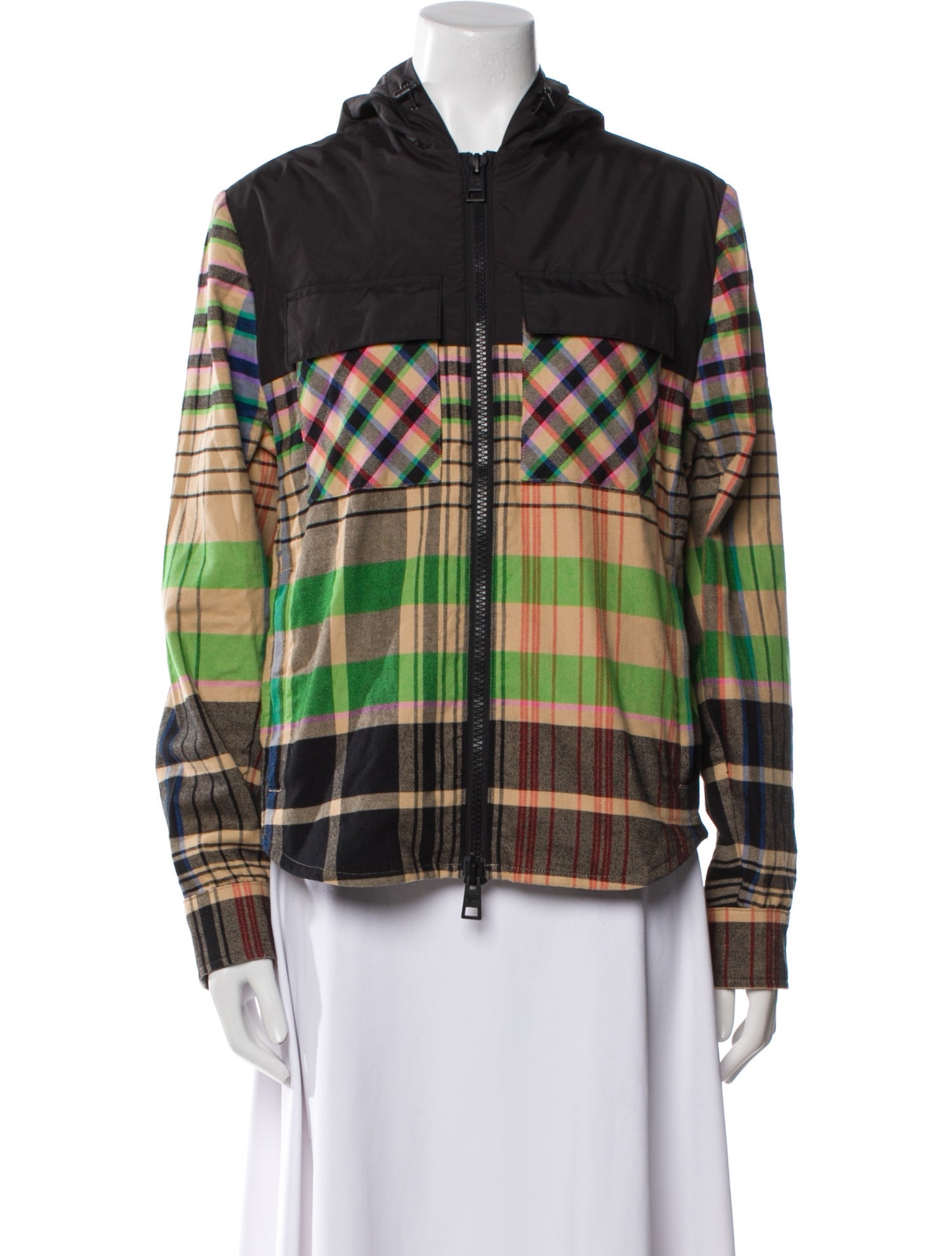 Aztech Mountain Plaid Print Jacket