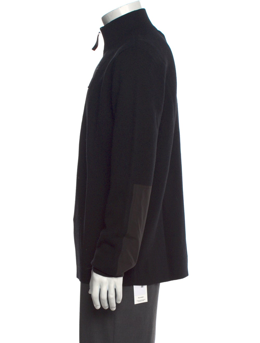 Aztech Mountain Wool Pullover Black Long Sleeve w… - image 2