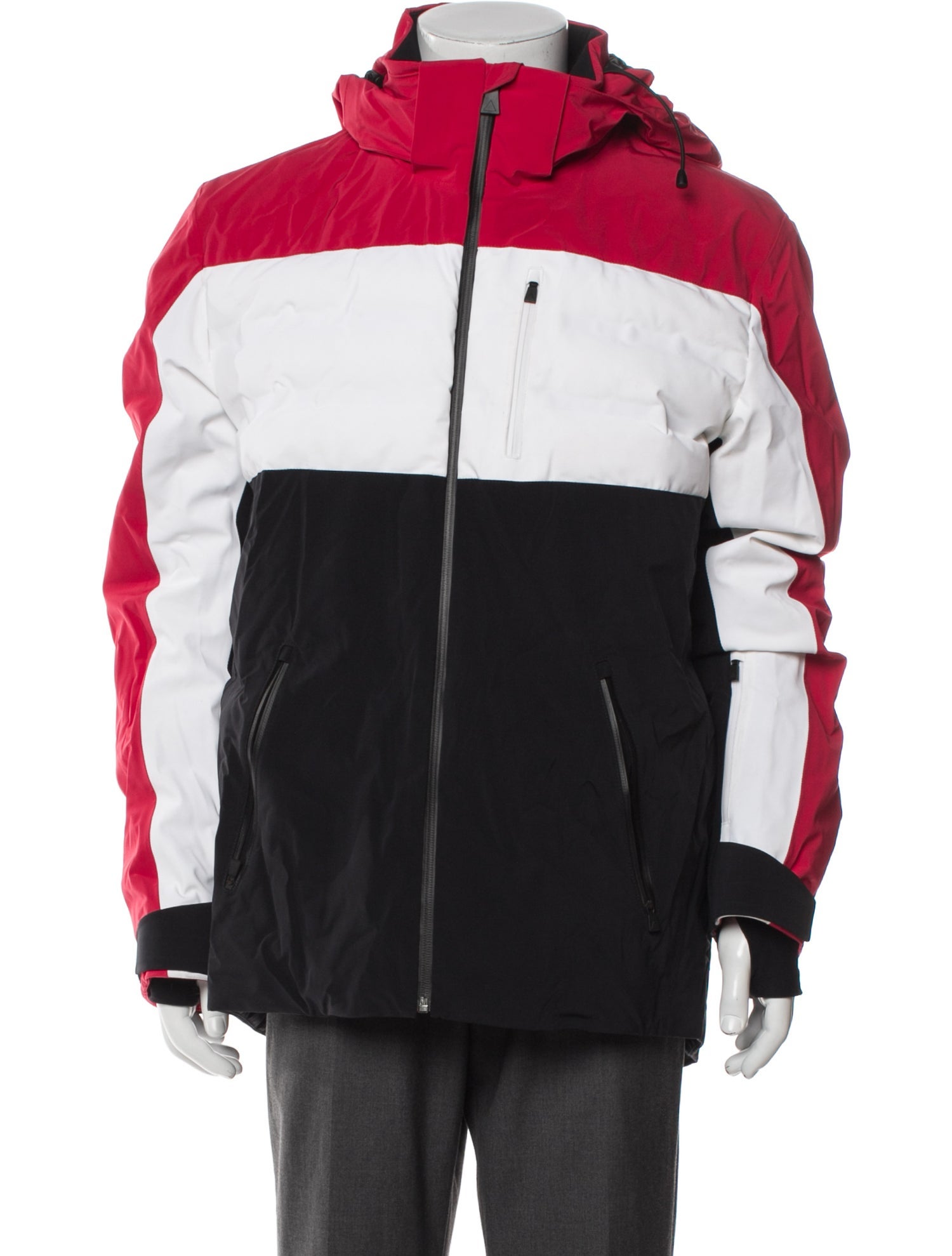 Aztech Mountain Colorblock Pattern Windbreaker