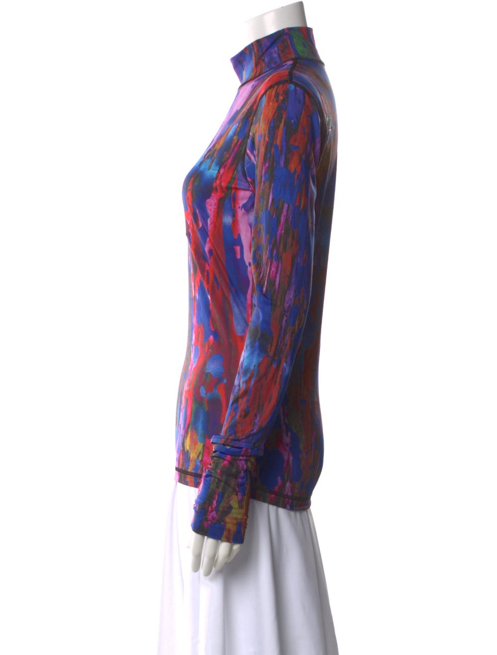 Aztech Mountain Patterned Turtleneck Top - image 2