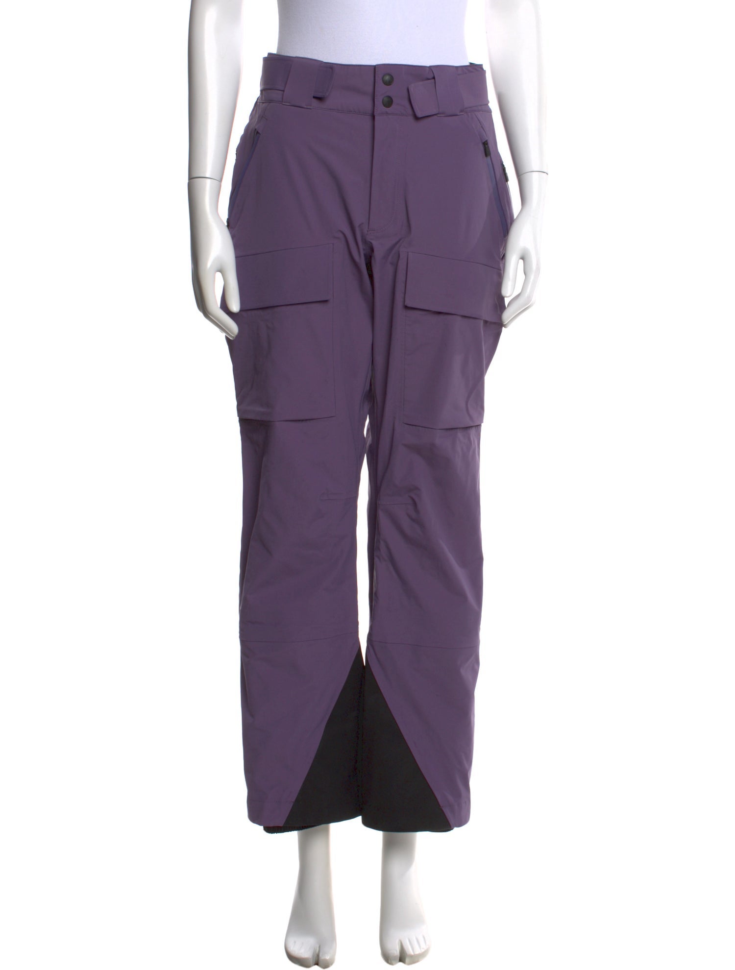 Aztech Mountain Colorblock Pattern Wide Leg Pants