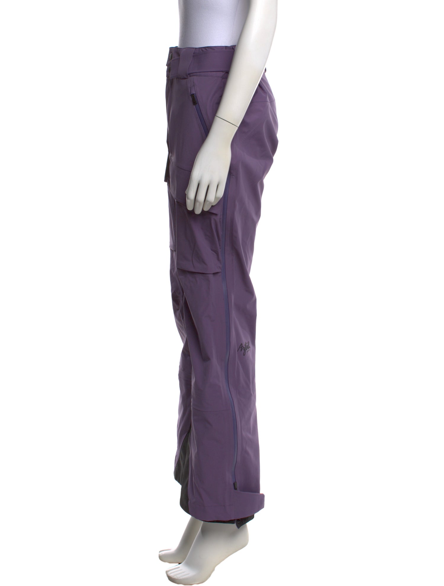 Aztech Mountain Colorblock Pattern Wide Leg Pants