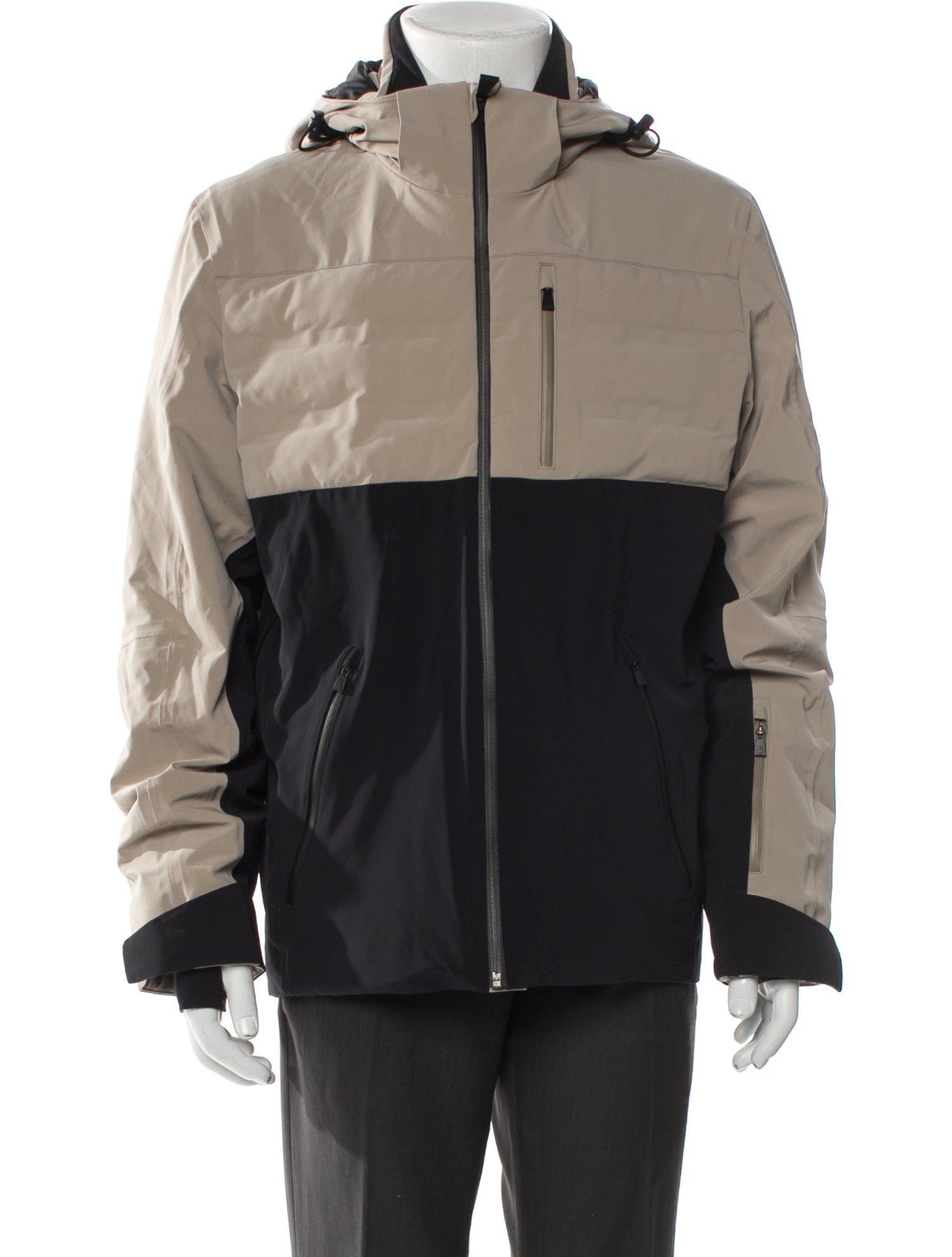 Aztech Mountain Colorblock Pattern Windbreaker