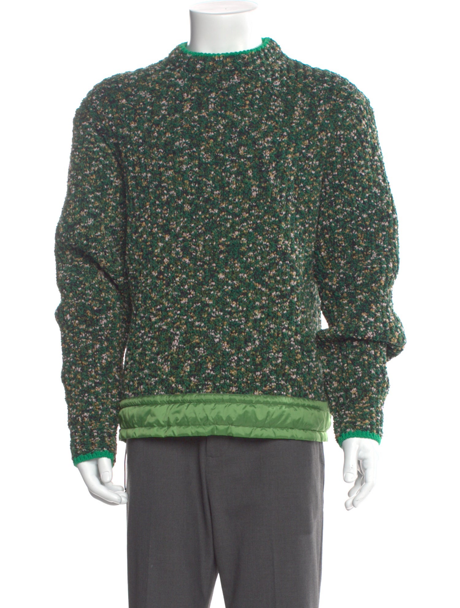 Aztech Mountain Tweed Pattern Crew Neck Pullover