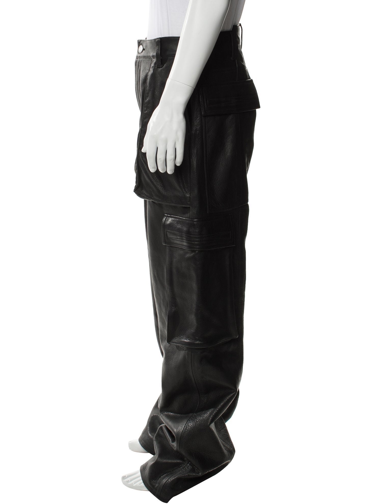 B1ARCHIVE Leather Cargo Pants w/ Tags