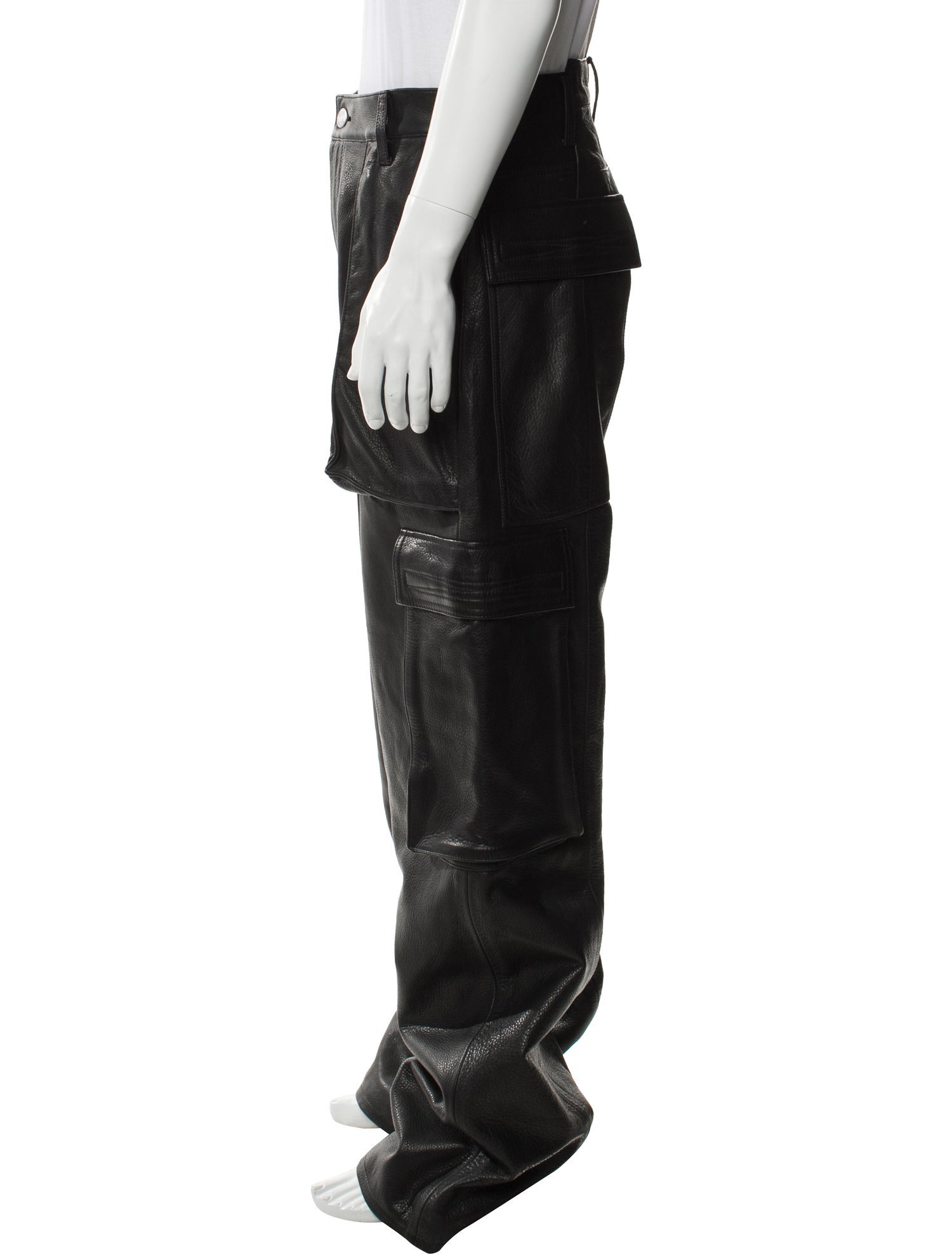B1ARCHIVE Leather Cargo Pants w/ Tags