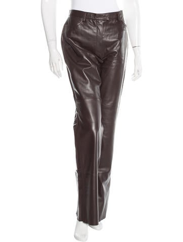 Bogner Flared Leather Pants