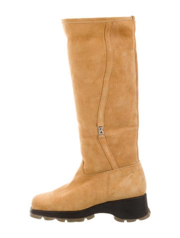 Bogner Shearling-Accented Boots