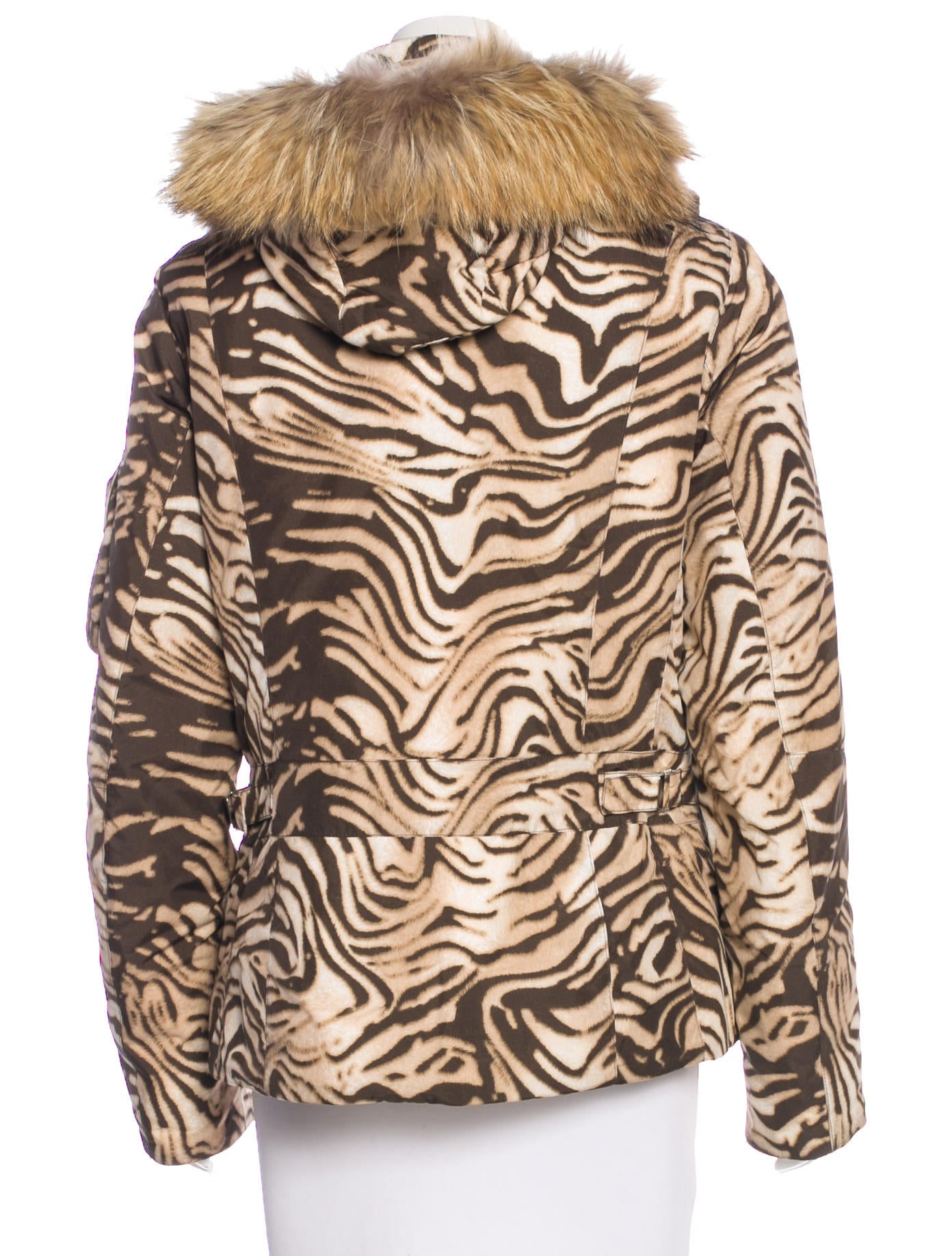 Bogner Zebra Print DoubleZip Jacket Clothing WB120969 The RealReal