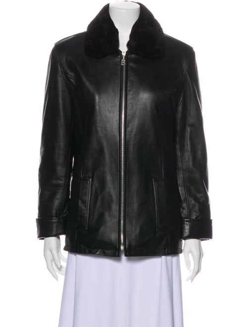 Bogner Leather Jacket Brown