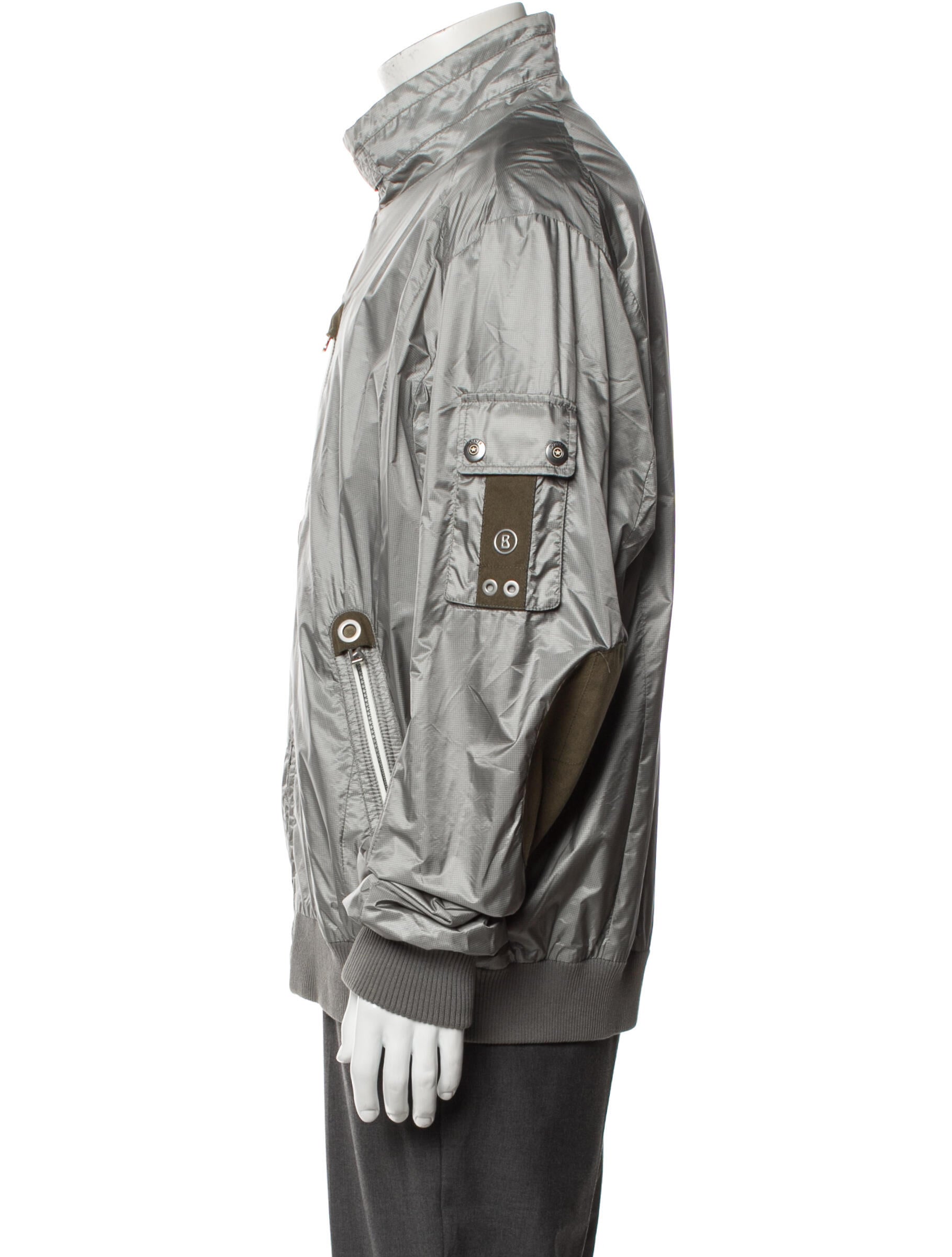 Louis Vuitton Nylon Windbreaker Jacket Green Outerwear, Clothing