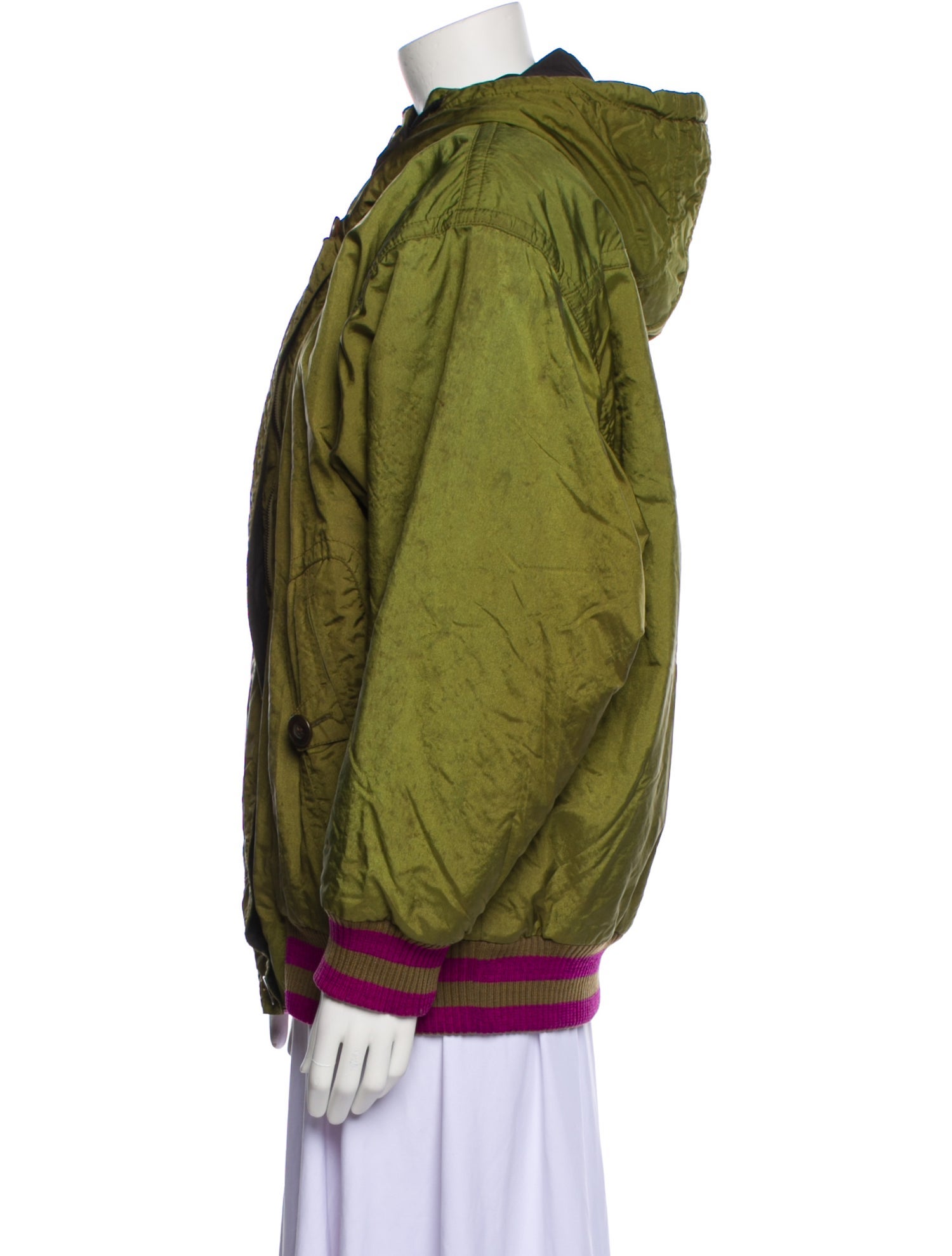 Bogner Colorblock Pattern Bomber Jacket