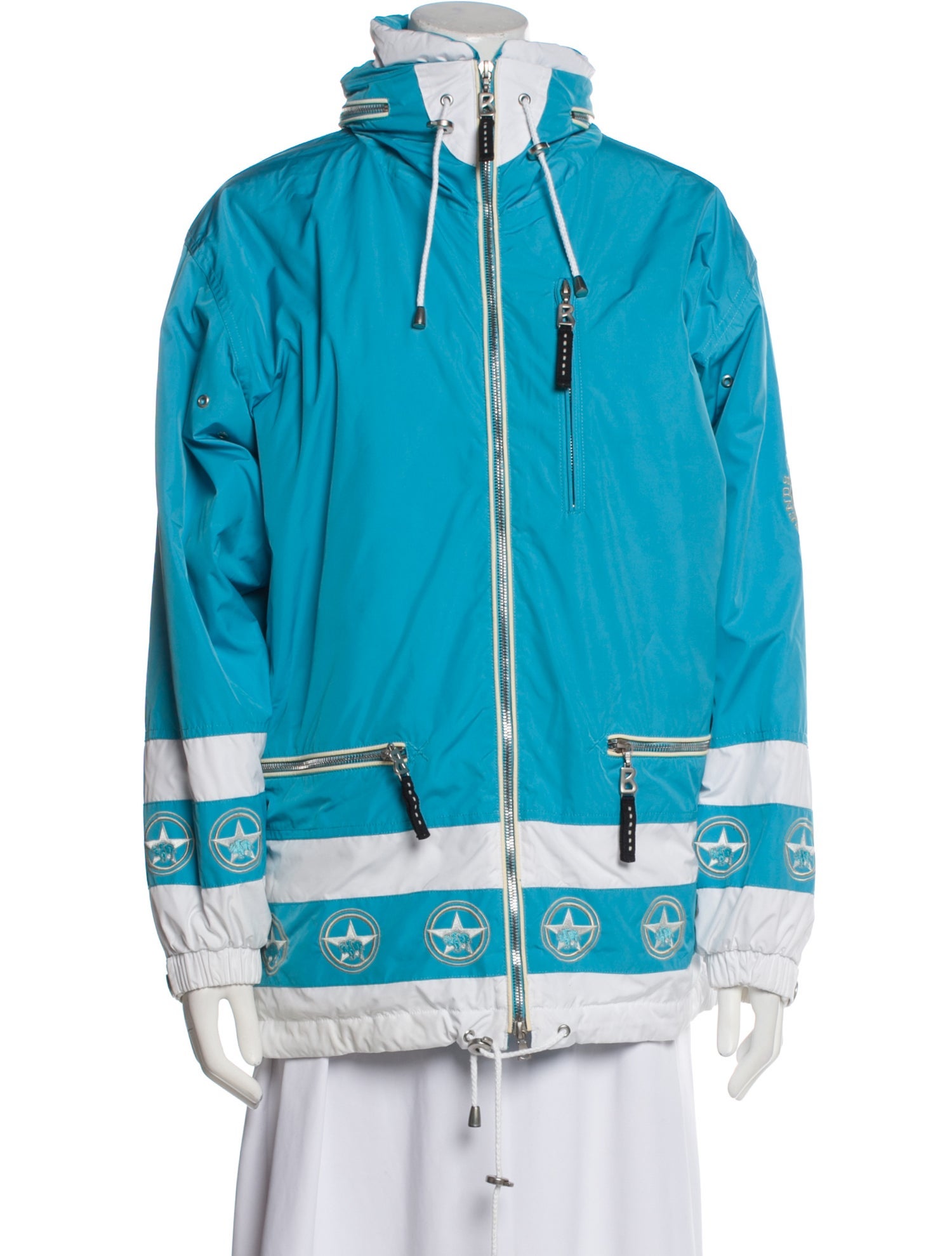 Bogner Colorblock Pattern Coat