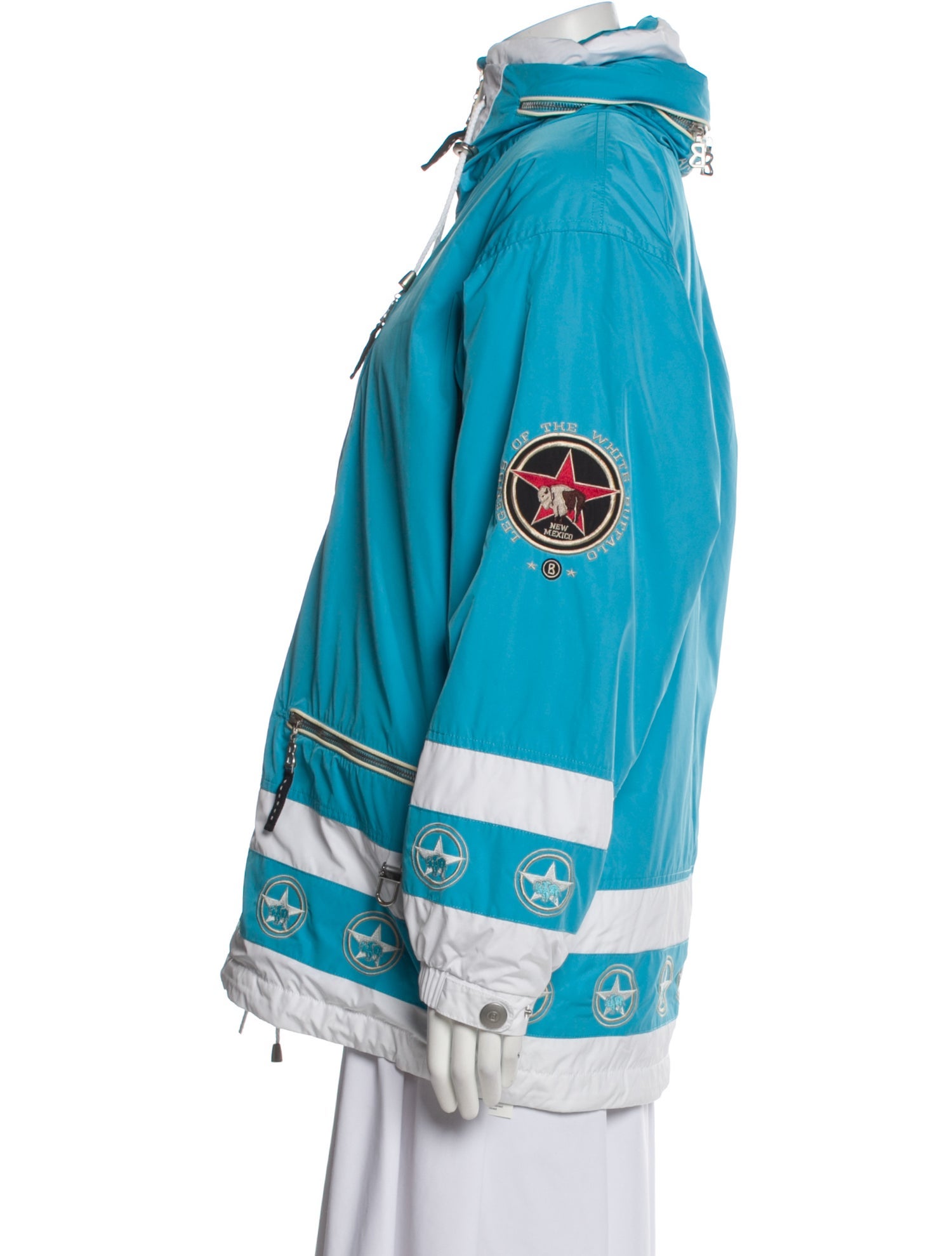 Bogner Colorblock Pattern Coat