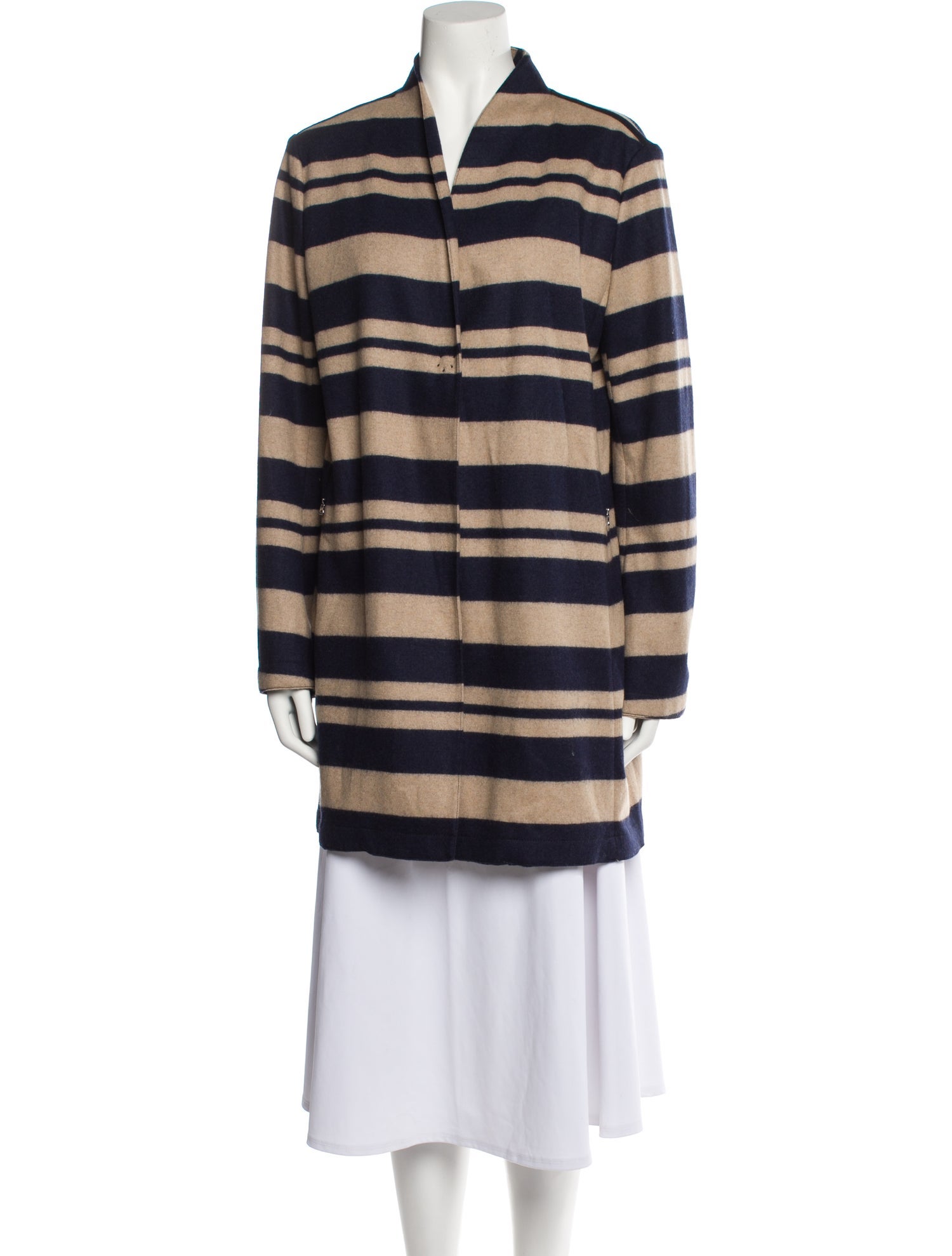 Bogner Wool Striped Coat