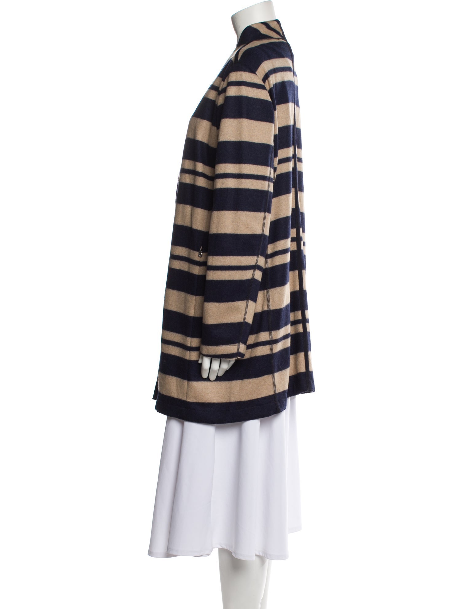 Bogner Wool Striped Coat