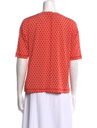 Bogner Printed Crew Neck Top