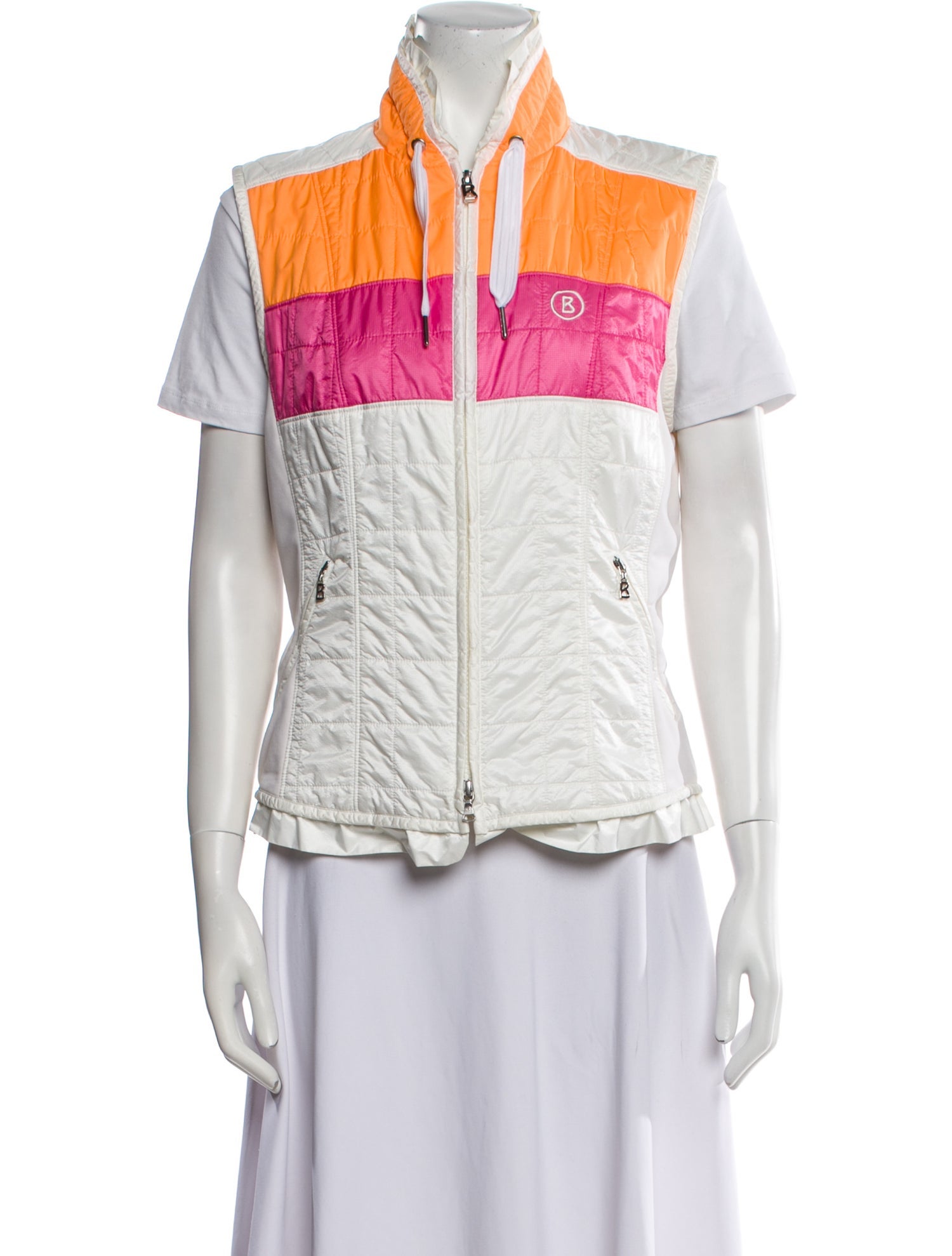 Bogner Colorblock Pattern Vest