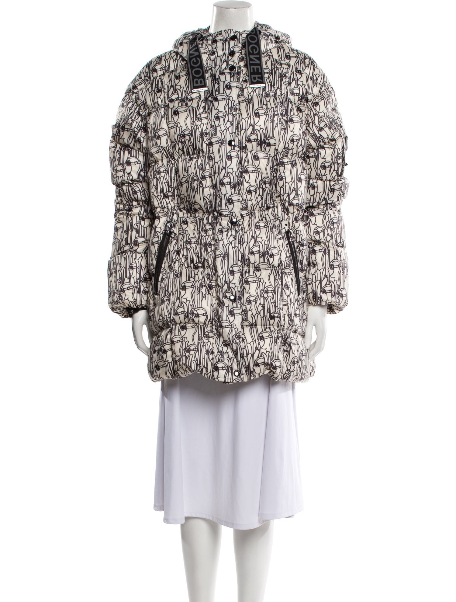 Bogner Printed Down Coat