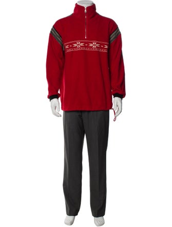 Bogner Graphic Print Mock Neck Pullover