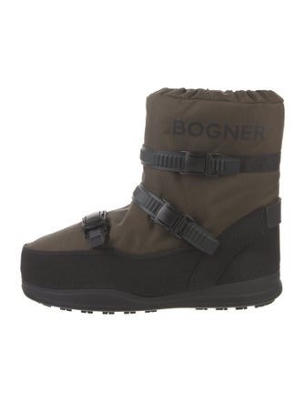 Bogner Canvas Lace-Up Boots