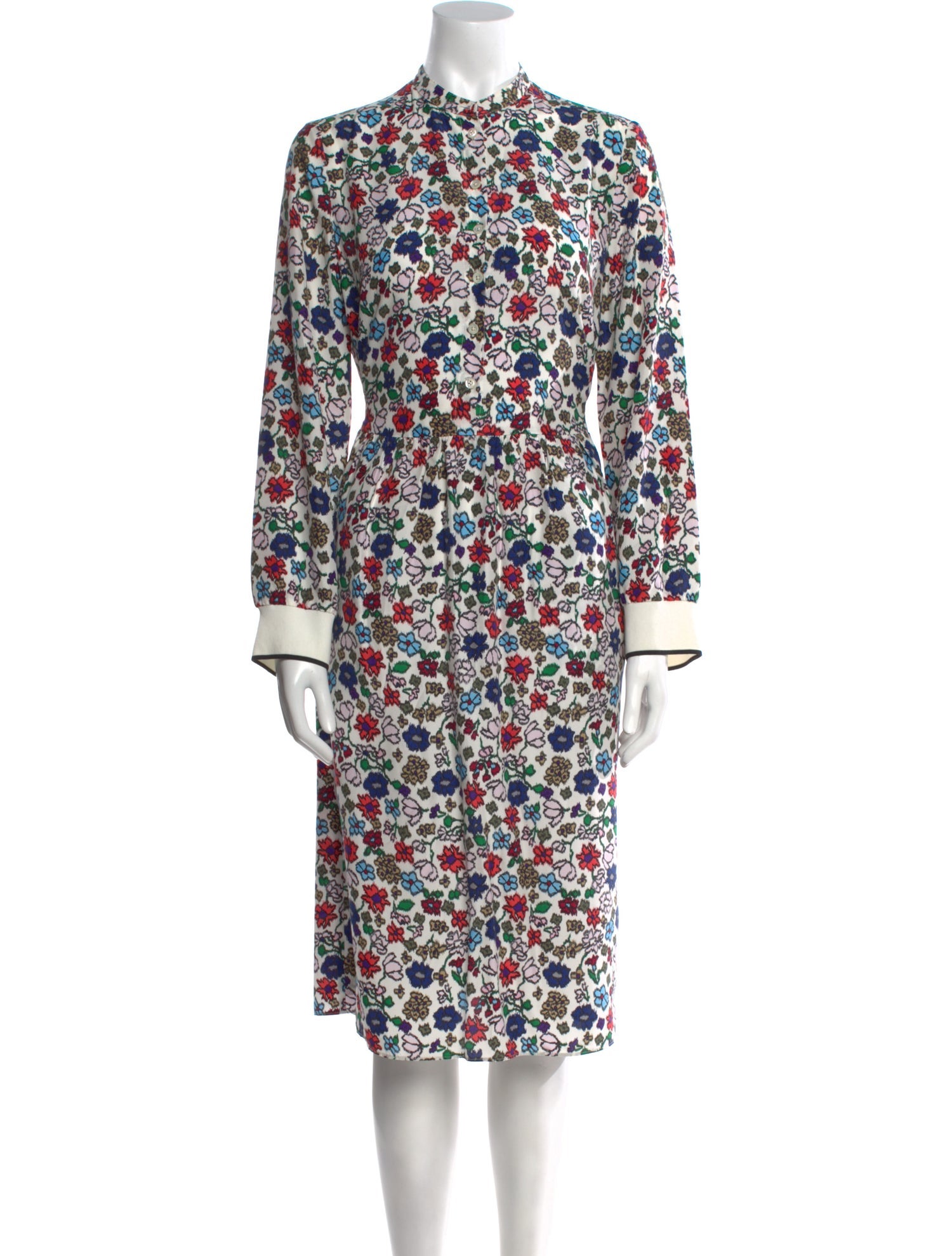 Bogner Silk Midi Length Dress