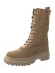 Bogner Suede Combat Boots