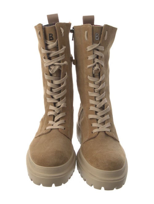 Bogner Suede Combat Boots