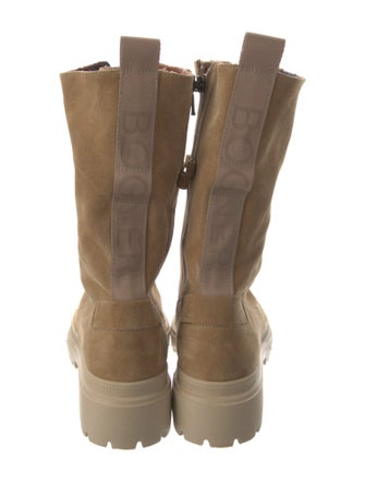 Bogner Suede Combat Boots