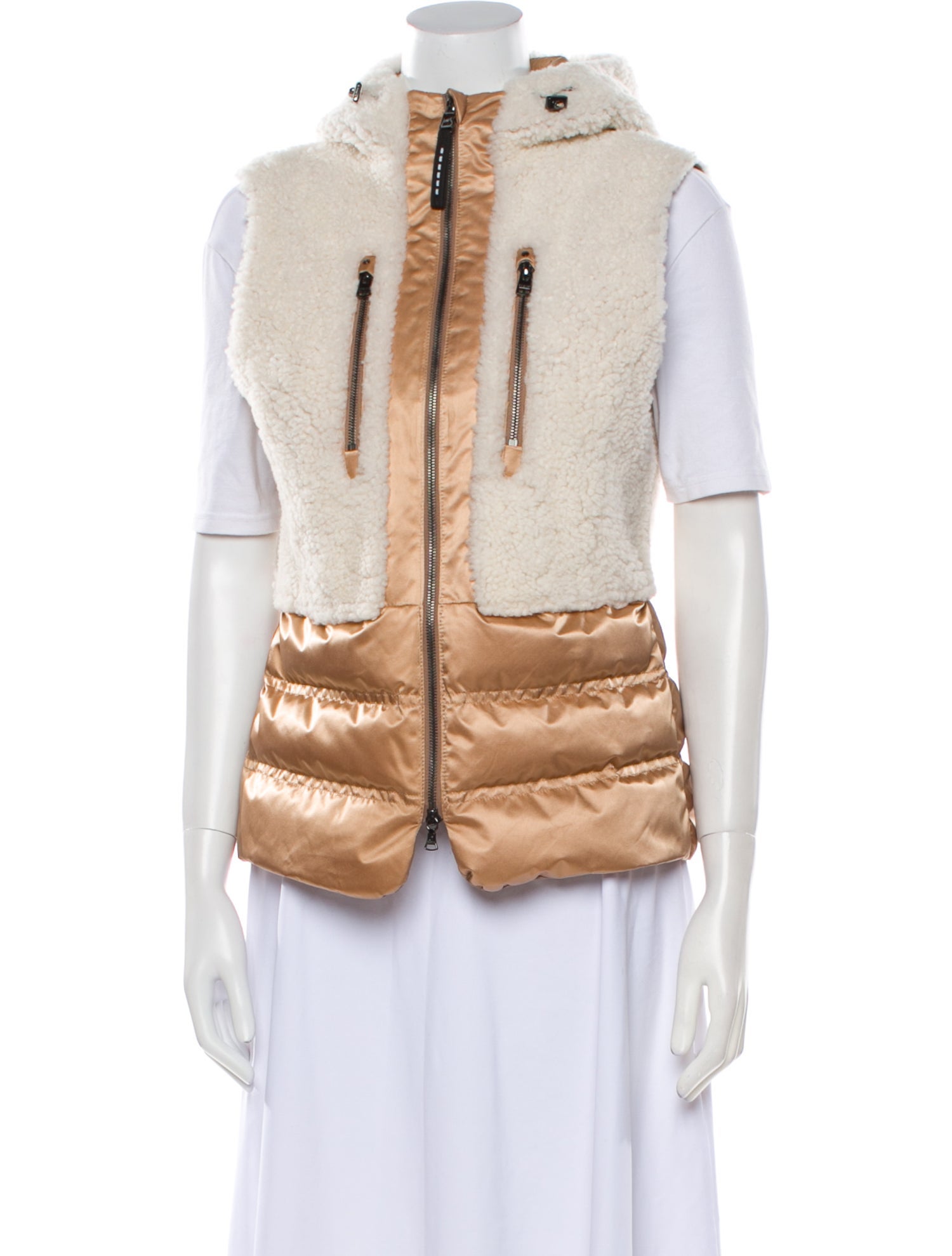 Bogner Lambskin Printed Vest