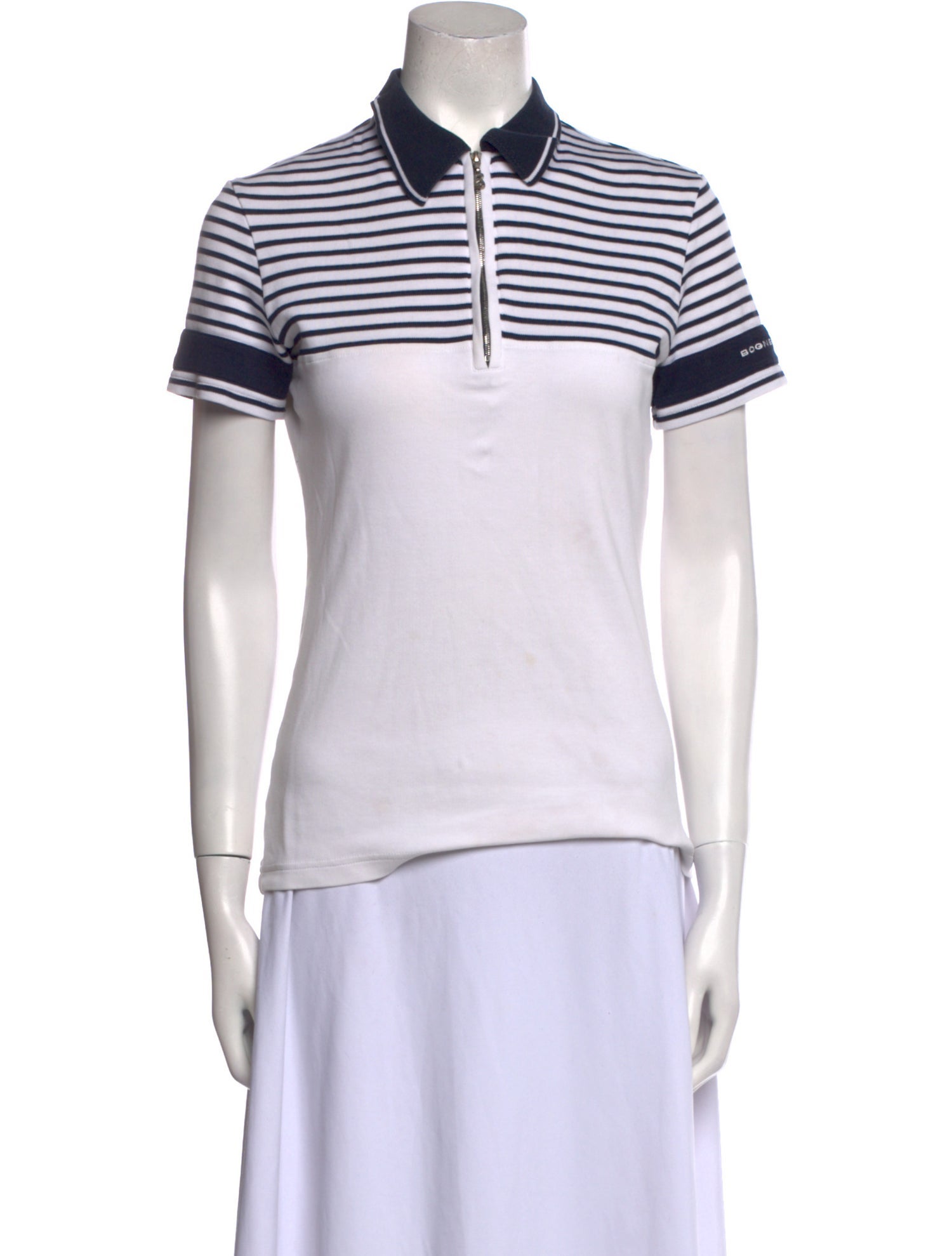 Bogner Striped Short Sleeve Polo