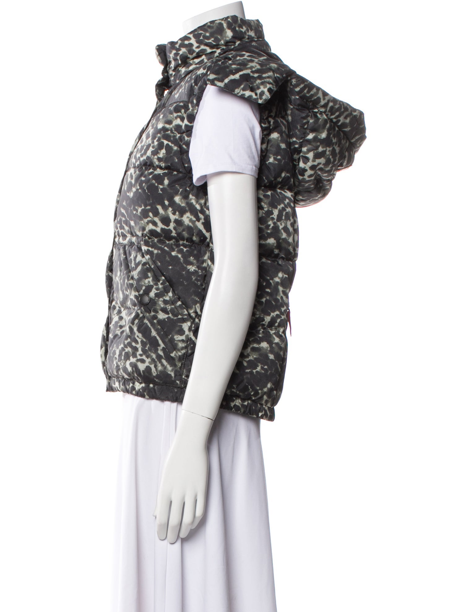 Bogner Nylon Animal Print Vest
