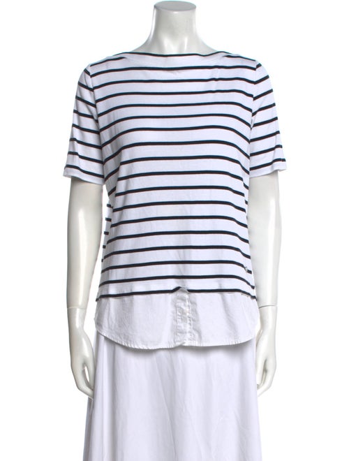 Bogner Striped Bateau Neckline T-Shirt