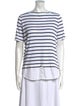 Bogner Striped Bateau Neckline T-Shirt