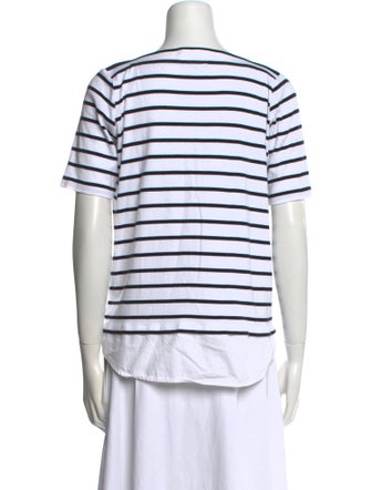 Bogner Striped Bateau Neckline T-Shirt