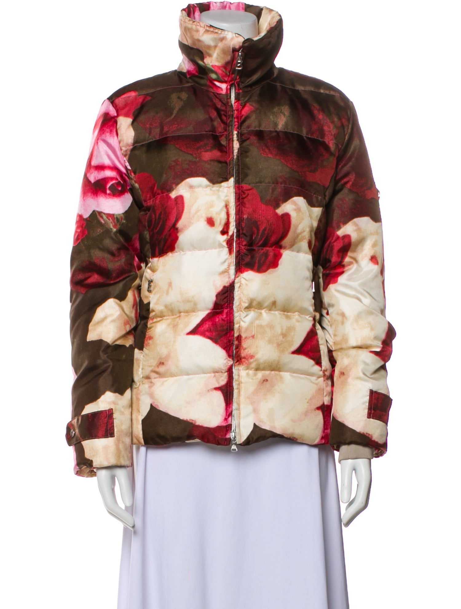 Bogner Floral Print Down Coat