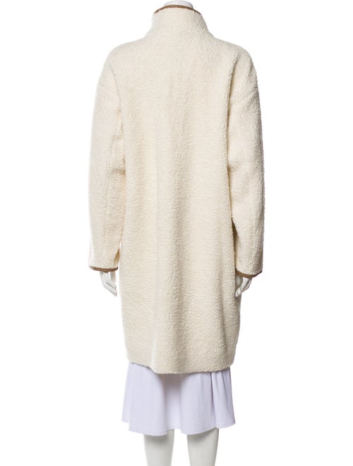 Bogner Wool Faux Fur Coat