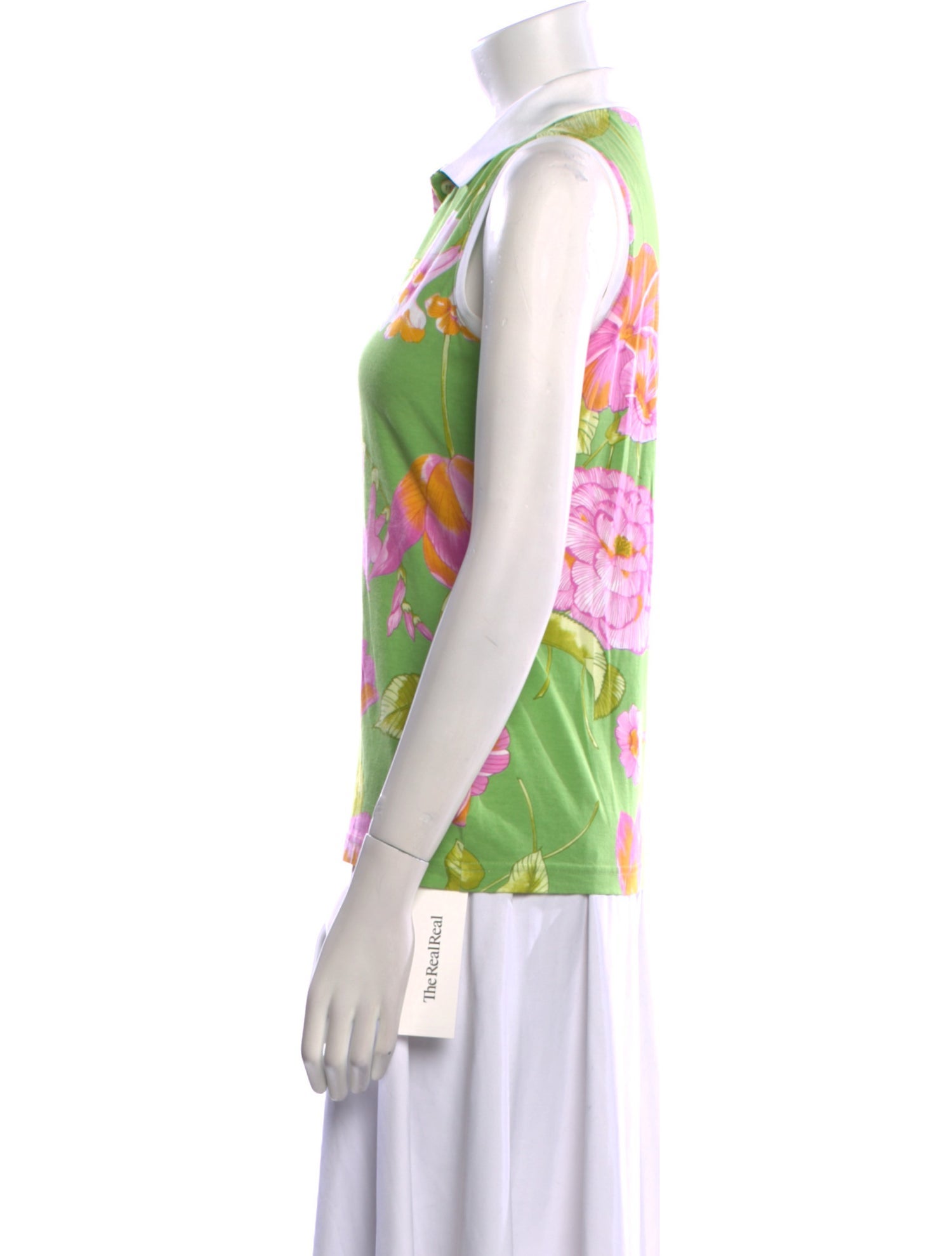 Bogner Floral Print V-Neck Blouse