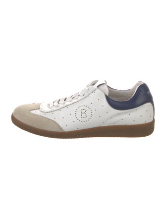 Bogner Leather Colorblock Pattern Sneakers